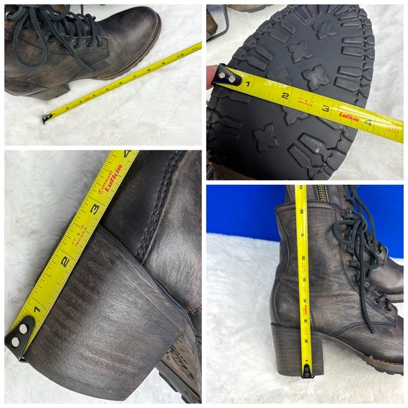 🚫SOLD! •|•FREEBIRD🦅BY STEVEN•| Cavalier 'Black (Brown)' Heeled Combat - Picture 15 of 17